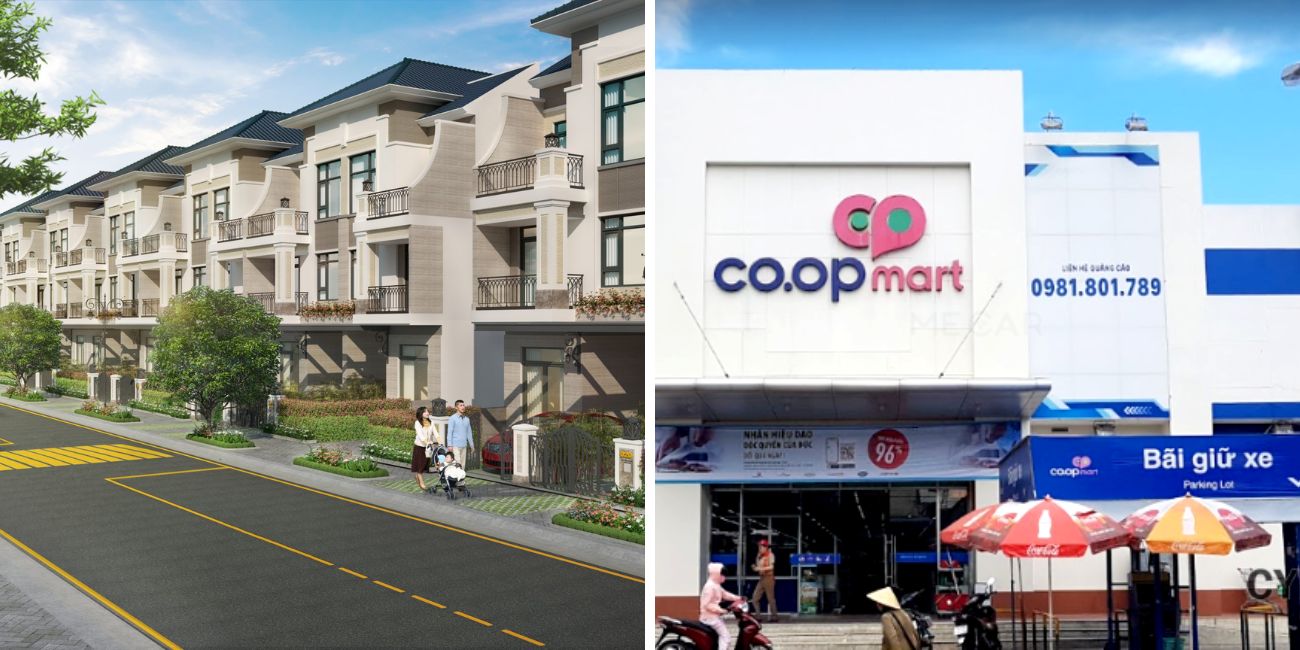 Dự án The Verosa gần siêu thị Coop Mart thuận tiện mua sắm