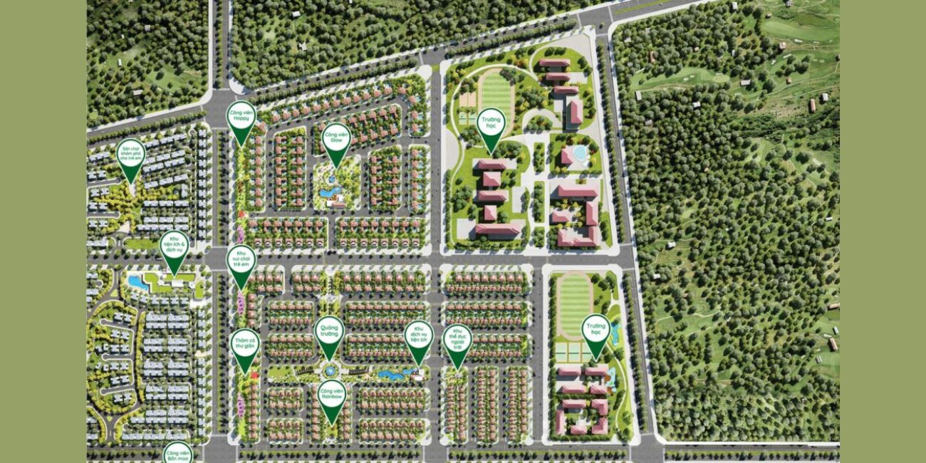 Thiết kế Swan Park - The Garden Town - Phân khu 1B