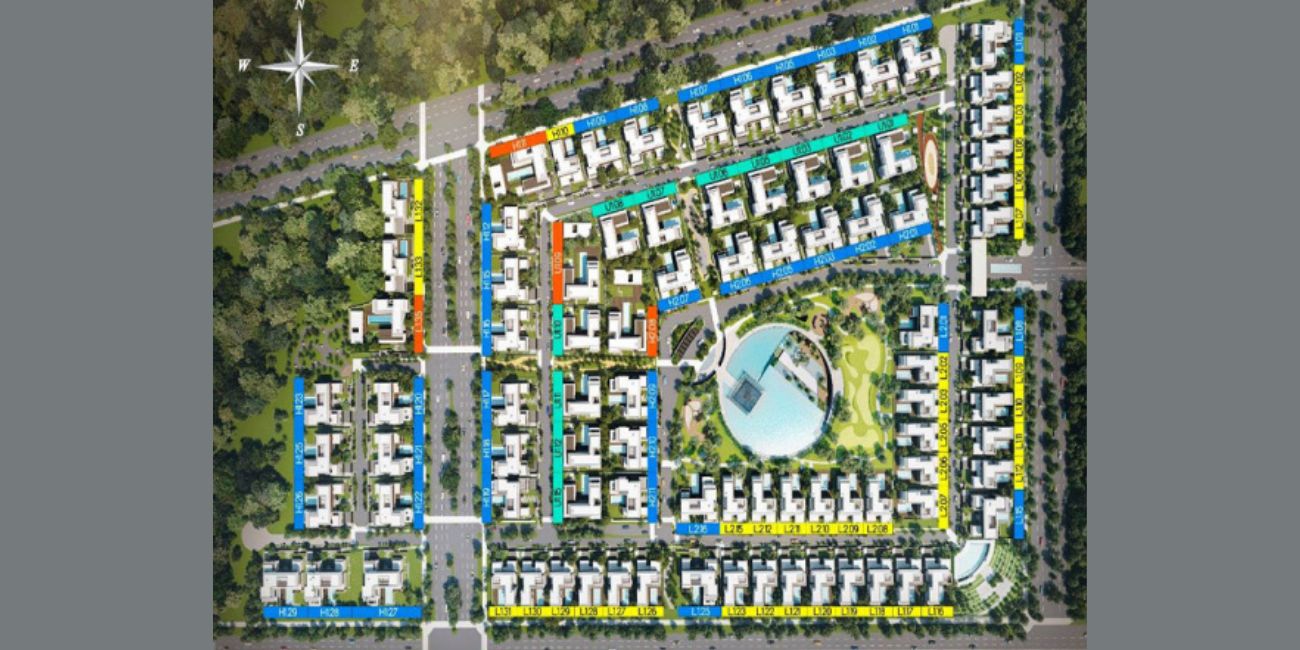 Thiết kế Swan Park - The Garden Town - Phân khu 1C
