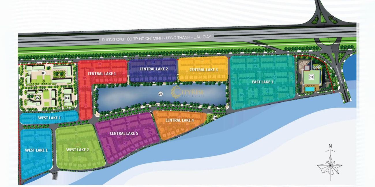 Tổng quan mặt bằng dự án Lakeview