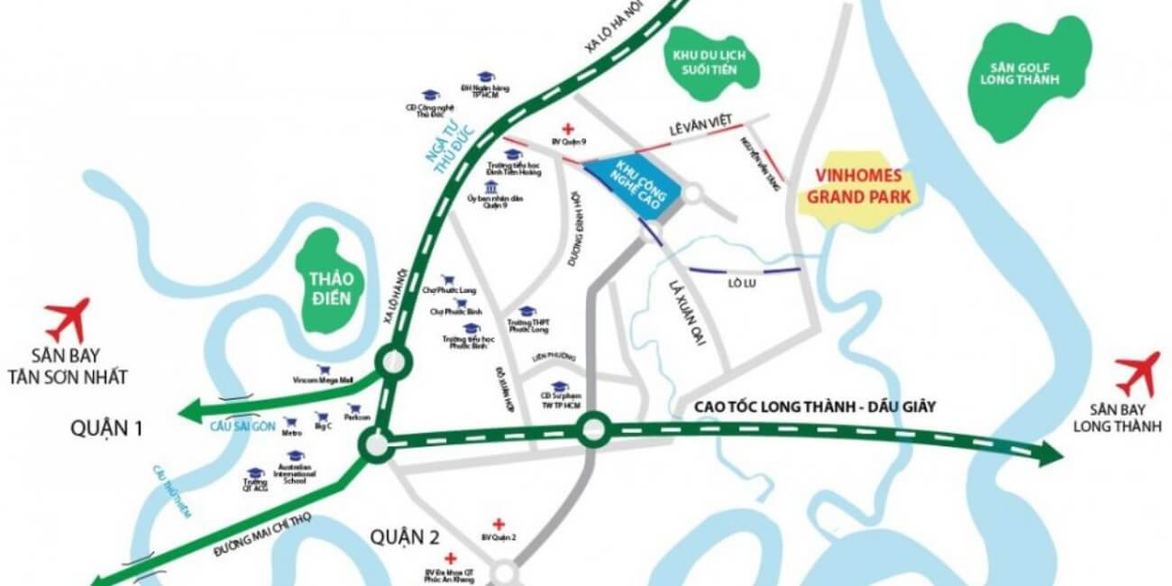 Vị Trí Đắc Địa Của Dự Án The Beverly Khu đông Quận 9