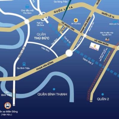 Vị trí địa lý tiềm năng của dự án Spring Ville