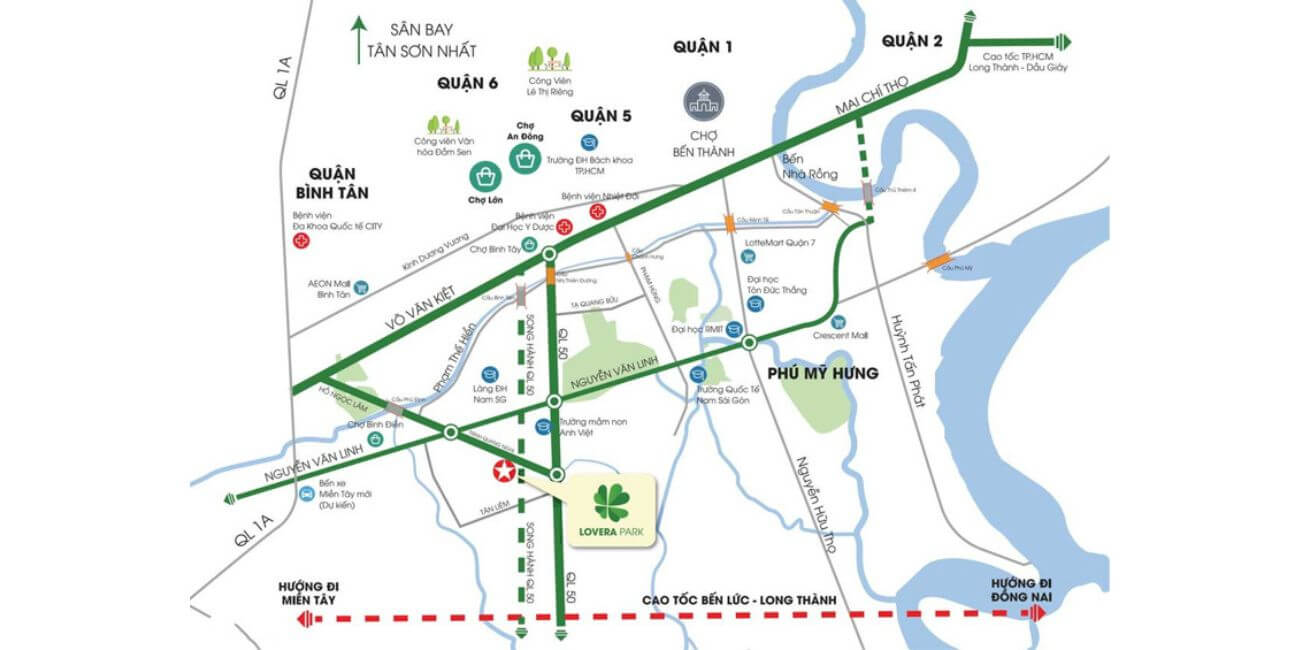 Vị trí dự án Lovera Premier