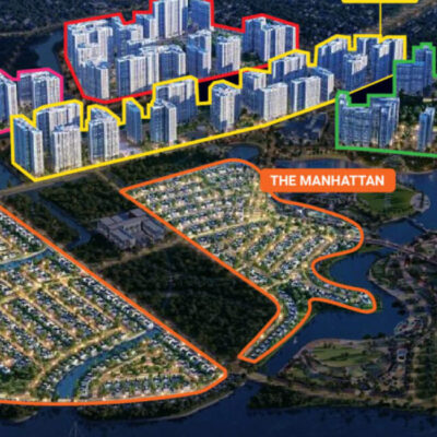The Manhattan nằm ở vị trí trung tâm trong khu đô thị Vinhomes Grand Park